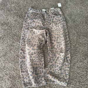 We The Free Leopard Print Jeans - size 30
